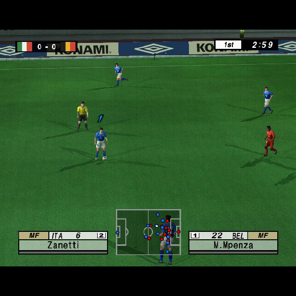 
                                      実況ワールドサッカー2002｜
                                      コナミ｜                                      プレイステーション2 (PS2)                                      のゲーム画面